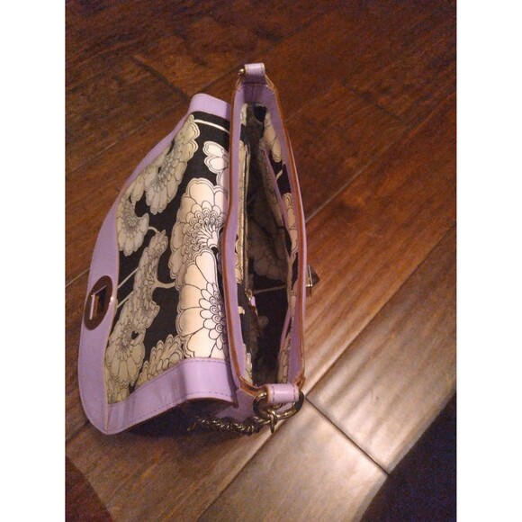 Kate‎ Spade Crossbody Bag Lavender Leather Chain Strap Small Purse - Picture 5 of 6